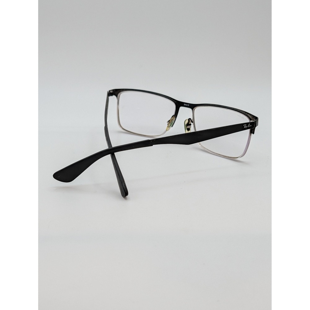 Ray-Ban RB 6335 2503 Matte Black Semi-Rimless Eyeglass Frames 54-17-145